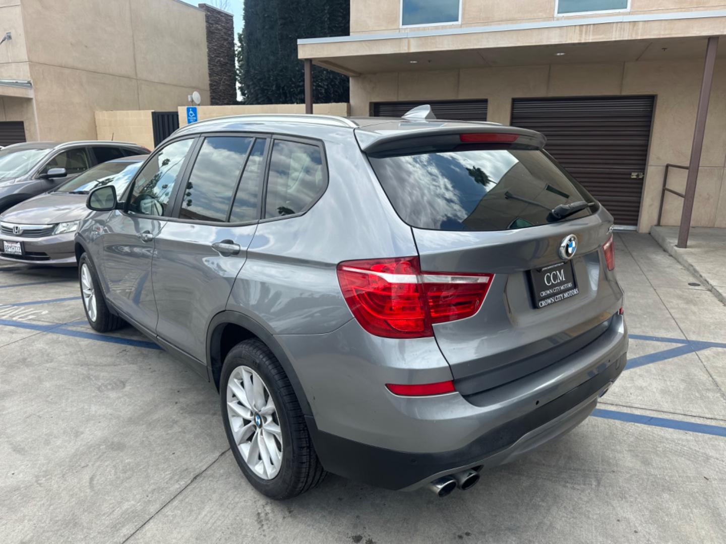 2016 Gray /Black BMW X3 Leather (5UXWX9C56G0) with an 4 Cylinder engine, Automatic transmission, located at 30 S. Berkeley Avenue, Pasadena, CA, 91107, (626) 248-7567, 34.145447, -118.109398 - The 2016 BMW X3 xDrive epitomizes the perfect blend of luxury, performance, and practicality, making it a standout choice in the premium compact SUV segment. With its sophisticated design, powerful engine options, and advanced technology, the X3 xDrive offers an exceptional driving experience. Wheth - Photo#3